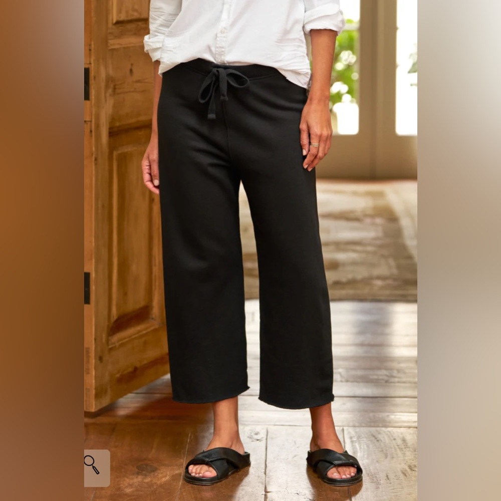 Frank & Eileen Black Cropped Pants